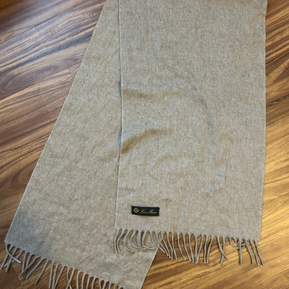 Loro Piana Elegant Tan Scarf